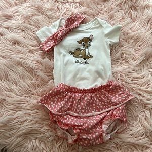 H&M Disney Bambi set 3-6 month